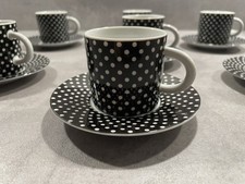 Art Werk Espressotassen Tassen Waechtersbach schwarz weiß Porzellan Scandal 