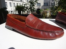 TOD`S TODS Herren Schuhe Mokassins Loafer Leder Braun Italy Gr.48(UK13) TOP