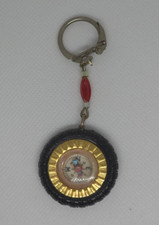 Vintage Schlüsselanhänger "Christophorus - Komm gut Heim" mit Kompass