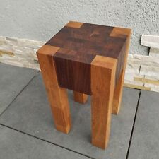 Massivholz Beistelltisch 30-50