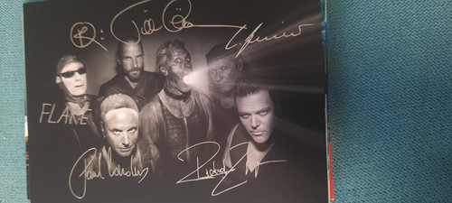 Rammstein autogramm - rammstein,