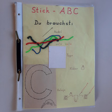 Selbsterstelltes Stick-ABC