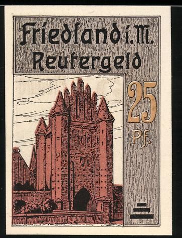 Notgeld friedland 1921 - notgeld,