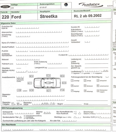 Ford streetka rl2 ab 2002 - ,