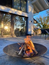 Feuerschale aus Cortenstahl Ø