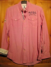REDFIELD Herren Hemd Gr.S rosaton feinst kariert neuwertig sportlich modisch