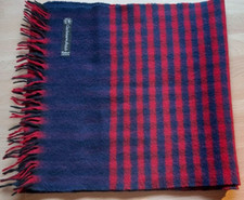 Vintage Edsor Crown  Edsor Kronen Cashmere finish Schal blau rot kariert