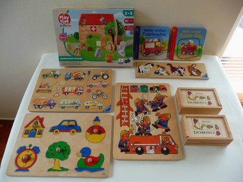 Mehrere steckpuzzle holz - mehrere,