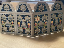 Alter Adventskalender in Form einer Laterne um 1940 Weihnachten