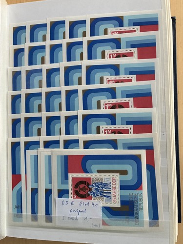 Ddr block postfrisch 5 - block,