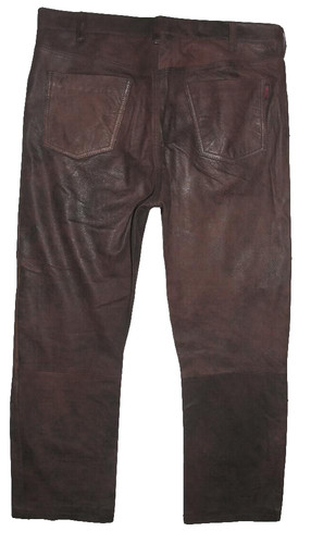 Maddox herren lederjeans - maddox, herren-