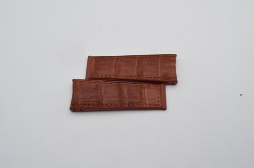 Corum leder armband 24mm - 24mm,