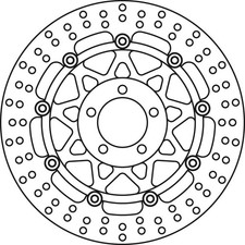 TRW Bremsscheibe (für: Kawasaki ZR 550 Zephyr B ZR550B 91-99 vorne )