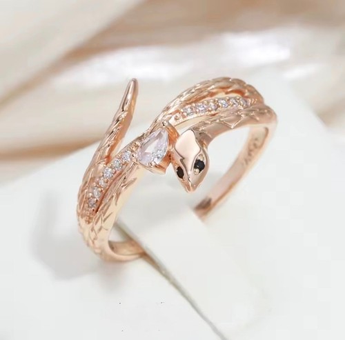 Ring schlange mit 585er - mit,