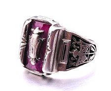 Vintage Sterlingsilber Schule