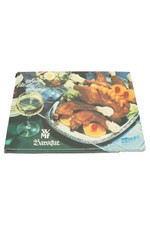 WMF Servierplatte Baroque Silber Metall Blumenmuster Elegant 25x34 cm