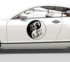 Autoaufkleber Yin & Yang