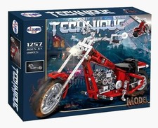 Klemmbausteine Chopper Motorrad Winner Bricks 1257 Technik Technic 568 Teile
