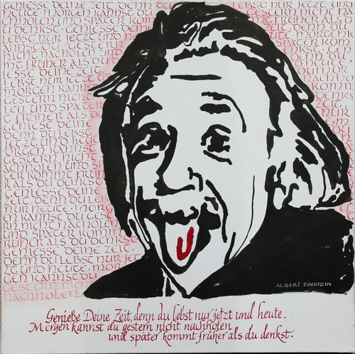 Albert einstein gemälde - einstein,