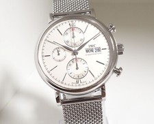 IWC Portofino Chronograph Stahlband Ref. IW3910, Papiere, UPE* 8.100,- EURO
