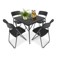 5tlg. Essgruppe mit 4 Stühlen