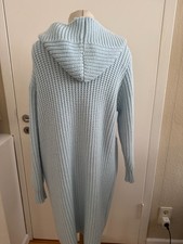 Zwillingsherz ♥ Cardigan ♥ Long Strickjacke ♥ Strickmantel ♥ hellblau ♥ Gr. M-XL