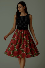 Marc Cain Kleid N2 2in 1 Rosen