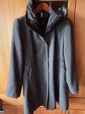 Barbara Lebek Mantel Wolle/Kaschmir, Gr. 40, grau