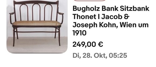 Bugholz bank sitzbank - bugholz, i