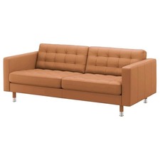 Sofa 3-Sitzer Ikea Leder Brau