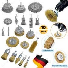 10-tlg Drahtbürste Set Ø 6mm