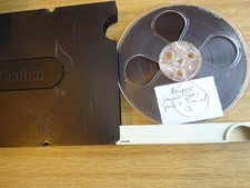 Ampex Tonbandspule audio tape  18 cm mit Band und Scotch 3M Archivbox  3