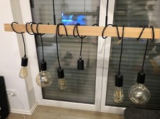 Leuchte 6 Flammig Mit 5 Retro Glühlampen 