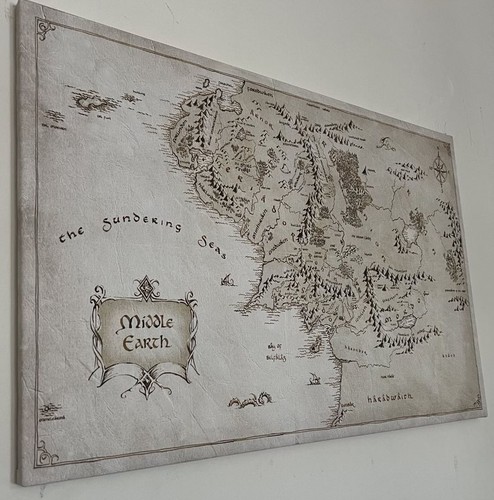 Mittelerde karte wandbild - karte,