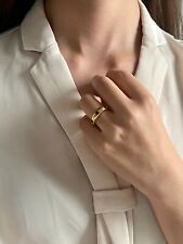 Damen Gold Ring Zirkonia 18k