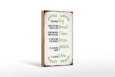 Holzschild geh deinen Weg