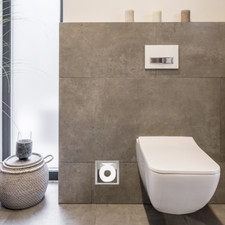 Unterputz Wandnische Toilettenpapieraufbewahrung WALL BOX PAPER 3 Silber