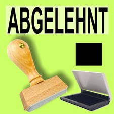 ABGELEHNT Holzstempel Büro