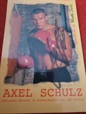 Axel Schulz  Autogrammkarte