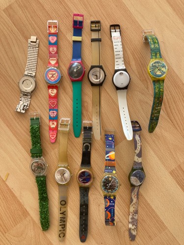 11x vintage swatch konvolut - swatch,