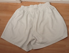 Herren Shorts, Bermuda, kurze Hose in Weiß - Größe L - Länge 34 cm