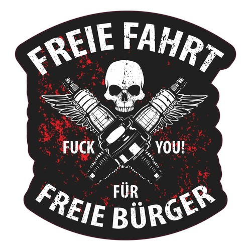 Aufkleber freie fahrt für - aufkleber,