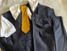 Herren Lufthansa Uniform inklusiv Weste + Kurzarmhemd + Langarmhemd in Gr. 28