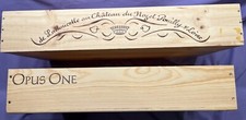 Weinkisten Holz 2 Stück Chateau und Opus One