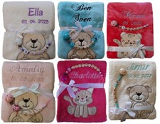 Babydecke mit namen - namen, +