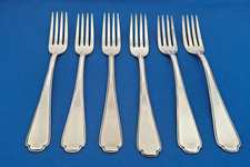 Bruckmann Deutschmeister 6 Vorspeise-Dessergabeln  18,5 cm 90er Art. 1618/05.25