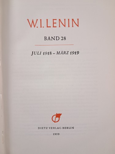 Lenin werke band - lenin,