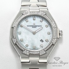 Vacheron Constantin Overseas 25750 Edelstahl Diamanten Damen Medium Stahl