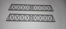 Busch HO TT Brückengeländer 2er Set Geländer Straßenbau Modelleisenbahn Zubehör