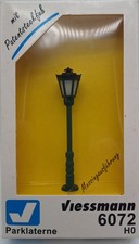 Viessmann 6072 H0 Parklaterne grün aus Messing 56 mm - NEU